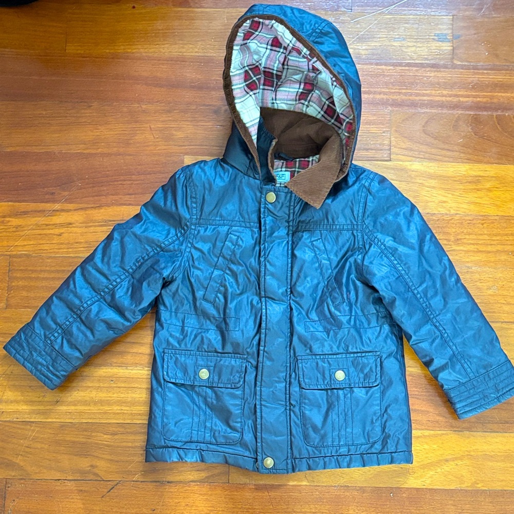 F&F Navy Hooded Raincoat for Kids